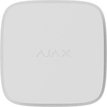 Ajax FireProtect 2 RB (Heat/Smoke/CO) (8EU) white Бездротовий сповіщувач диму, температури, чадного газу 0012920 - постачальник електрообладнання для автоматизації простору Polygon Center
