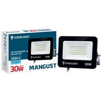 ENERLIGHT MANGUST Прожектор светодиодный 30Вт 6500K 0015240 &ndash; поставщик электрооборудования для автоматизации пространства Polygon Center
