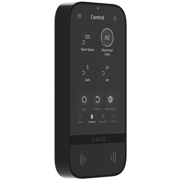 Клавиатура Ajax Superior KeyPad TouchScreen G3 Jeweller black 0034946 &ndash; поставщик электрооборудования для автоматизации пространства Polygon Center