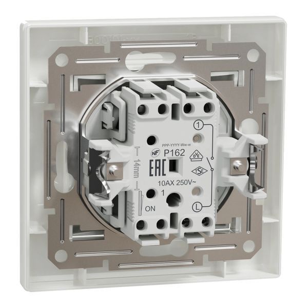 Schneider Electric ASFORA EPH0100121 Выключатель 1-кл. белый 0012694 &ndash; поставщик электрооборудования для автоматизации пространства Polygon Center