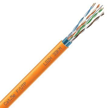 Cat. 5e F/UTP LSZH 4х2х24 AWG (7091004) бухта 305м. Кабель кручена пара ЗЗКМ (FTP мідь безгалоговий LSZH) 0007349 - постачальник електрообладнання для автоматизації простору Polygon Center