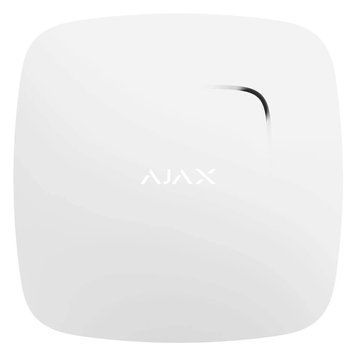 Ajax FireProtect (8EU) UA white Беспроводной извещатель задымления 0006175 &ndash; поставщик электрооборудования для автоматизации пространства Polygon Center