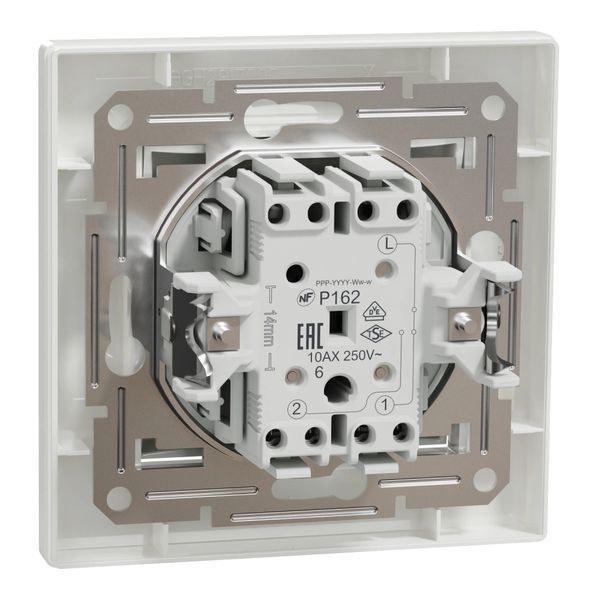Schneider Electric ASFORA EPH0400121 Вимикач 1-кл. білий прохідний