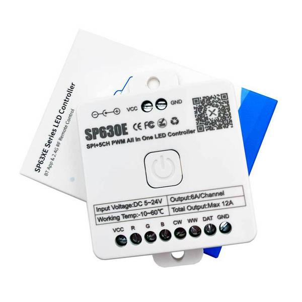 Контролер універсальний PROLUM 12в1 (Bluetooth; SPI+5ch; SP630e; 12А) 402051 - постачальник електрообладнання для автоматизації простору Polygon Center