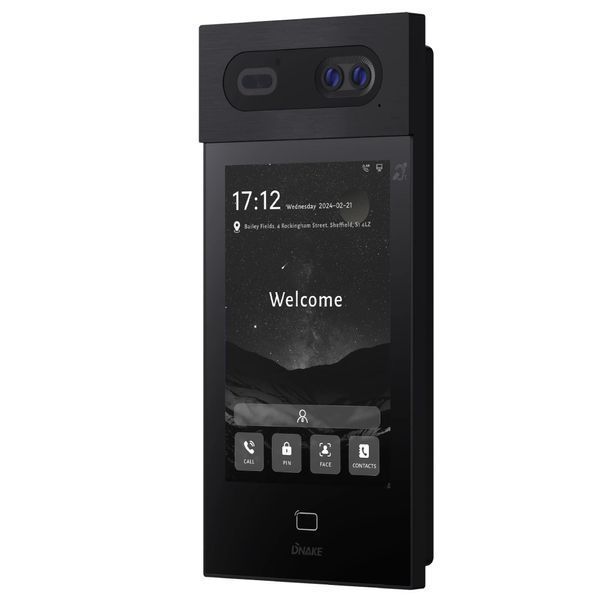 Dnake S617/F (врезная) S617 Android 8" IPS IK08 Вызывная панель 0021151 &ndash; поставщик электрооборудования для автоматизации пространства Polygon Center