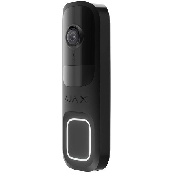 Ajax Doorbell black RAL 9005 Відеодзвінок 0024637 - постачальник електрообладнання для автоматизації простору Polygon Center