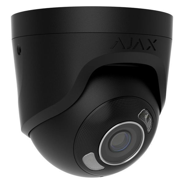 Ajax TurretCam HL (5 Mp/2.8 mm) black IP видеокамера 0028673 &ndash; поставщик электрооборудования для автоматизации пространства Polygon Center