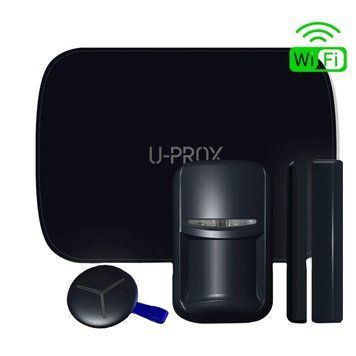 U-Prox MP WiFi S Black Комплект беспроводной охранной сигнализации 0013684 &ndash; поставщик электрооборудования для автоматизации пространства Polygon Center