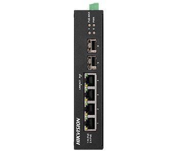 Hikvision DS-3T0506HP-E/HS POE Коммутатор 4 порта неуправляемый 0004410 &ndash; поставщик электрооборудования для автоматизации пространства Polygon Center