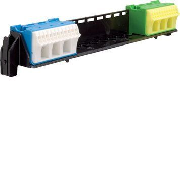 VZ461 тримач з клемами PE/N: 11xN+11xPE / 3xN+3xPE для корпуса VU12UA VZ461 - постачальник електрообладнання для автоматизації простору Polygon Center