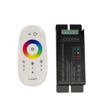 Контролер RGB Full-TOUCH 30А, Білий 402054 - постачальник електрообладнання для автоматизації простору Polygon Center