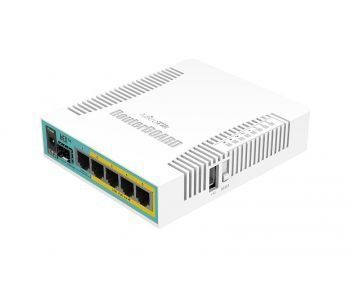 MikroTik hEX PoE (RB960PGS) 5-портовый PoE Маршрутизатор 0001049 - постачальник електрообладнання для автоматизації простору Polygon Center