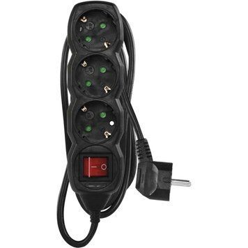 EMOS PC1321R 3 розетки 1.5 м Мережевий подовжувач 0024741 - постачальник електрообладнання для автоматизації простору Polygon Center