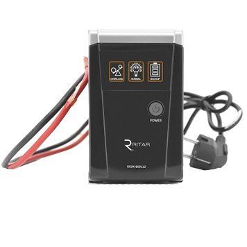 Ritar RTSW-600 LED 600ВA 12В с правильной синусоидой Джерело безперебійного живлення під акумулятор