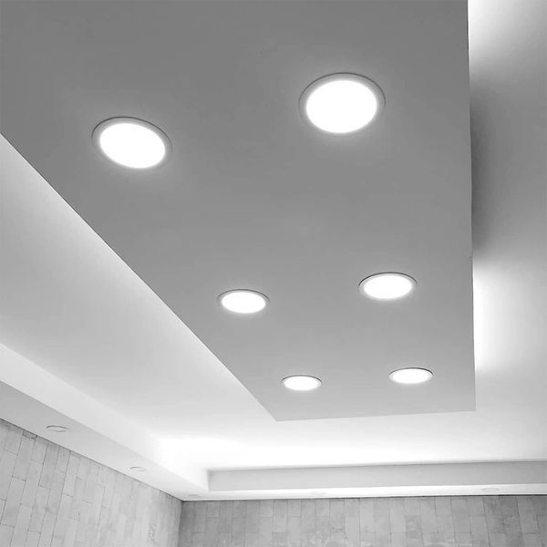 VIDEX 26W 5000K 220V LED світильник Back круглий 0017522 - постачальник електрообладнання для автоматизації простору Polygon Center