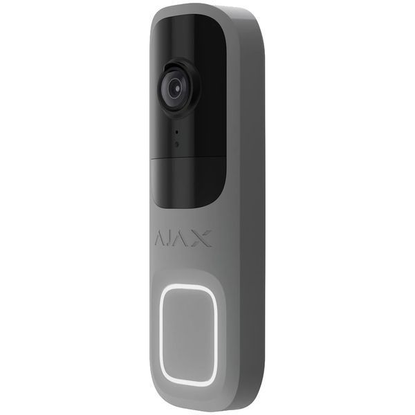 Ajax Doorbell Grey RAL 7004 Відеодзвінок 0024640 - постачальник електрообладнання для автоматизації простору Polygon Center
