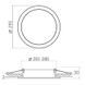 VIDEX 26W 5000K 220V LED світильник Back круглий 0017522, 5/6 - Polygon Center