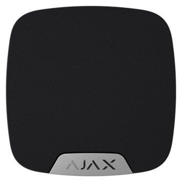 Ajax&nbsp;HomeSiren&nbsp;S&nbsp;(8PD)&nbsp;black с клеммой для дополнительного светодиода Бездротова внутрішня сирена 0014676 - постачальник електрообладнання для автоматизації простору Polygon Center