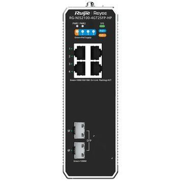Ruijie Reyee RG-NIS2100-4GT2SFP-HP PoE++ Коммутатор 4 порта управляемый 0022210 &ndash; поставщик электрооборудования для автоматизации пространства Polygon Center
