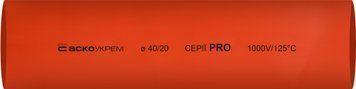 Термоусаджувальна трубка 40,0/20,0 шт. (1м) червона серії PRO A0150040600 - постачальник електрообладнання для автоматизації простору Polygon Center