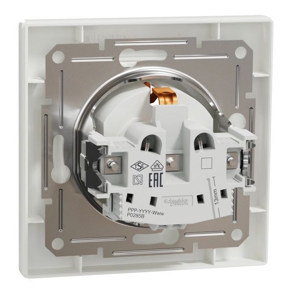 Schneider Electric ASFORA EPH2900221 Розетка одинарна із заземленням і шторкою