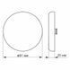 VIDEX 9W 4100K 220V LED светильник безрамочный круглый 0017525, 2/3 - Polygon Center