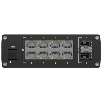 Teltonika TSW210 Комутатор 8 портів некерований 0026540 - постачальник електрообладнання для автоматизації простору Polygon Center