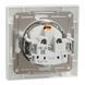 Schneider Electric ASFORA EPH3100121 Розетка одинарная с заземлением и крышкой