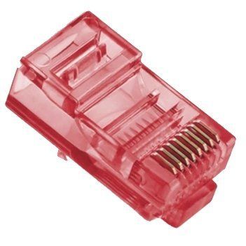 Ritar RJ-45 8P8C UTP Cat-5 Q100 Red Конектор (100 шт/уп.) 0028074 - постачальник електрообладнання для автоматизації простору Polygon Center