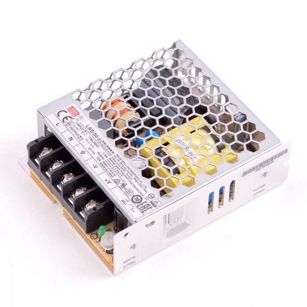 Блок живлення Mean Well LRS-50-5 (50W; 10A; 5V; IP20) Series "LRS" 611001 - постачальник електрообладнання для автоматизації простору Polygon Center