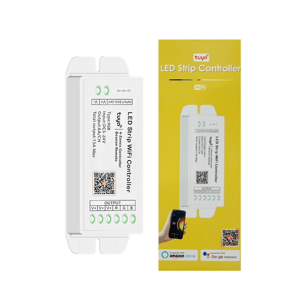 Контроллер управления PROLUM RGB; Wi-Fi; TUYA; 18A; Series: HomeLink 404003 &ndash; поставщик электрооборудования для автоматизации пространства Polygon Center