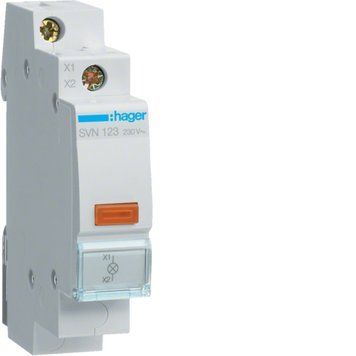 Індикатор модульний Hager "жовтий" HAGER SVN123 SVN123 - постачальник електрообладнання для автоматизації простору Polygon Center