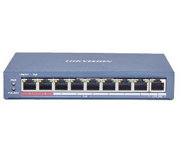 Hikvision DS-3E0109P-E(C) POE Коммутатор 8 портов неуправляемый