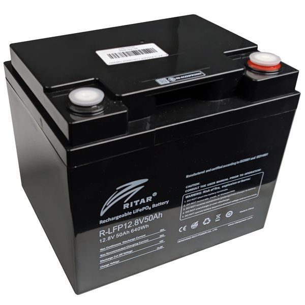 Ritar R-LFP12.8V50AH Аккумуляторная батарея 0023433 &ndash; поставщик электрооборудования для автоматизации пространства Polygon Center