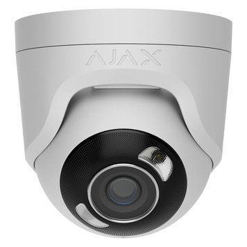 Ajax TurretCam HL (5 Mp/4 mm) white IP відеокамера 0027503 - постачальник електрообладнання для автоматизації простору Polygon Center