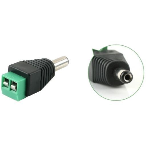 DC-M (D 5,5x2,1(2,5мм)) с клеммами под кабель Разъем Папа 0029383 &ndash; поставщик электрооборудования для автоматизации пространства Polygon Center