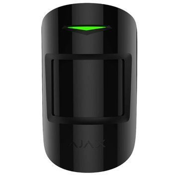 Ajax&nbsp;MotionProtect&nbsp;S&nbsp;(8PD)&nbsp;black Бездротовий сповіщувач руху 0014685 - постачальник електрообладнання для автоматизації простору Polygon Center