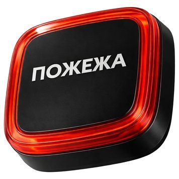 Ajax EN54 FireProtect (VAD) black пожежний світловий &ldquo;ПОЖЕЖА&ldquo; Cповіщувач 0034546 - постачальник електрообладнання для автоматизації простору Polygon Center