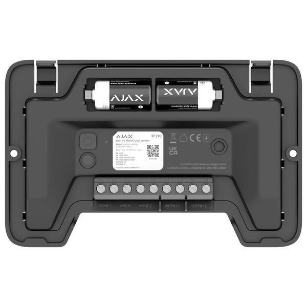 Ajax EN54 I/O Module (2X2) black Адресный модуль 0027589 - постачальник електрообладнання для автоматизації простору Polygon Center