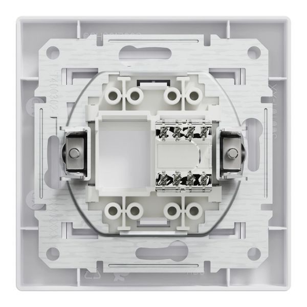 Schneider Electric Asfora EPH4300121 RJ45 кат.5е UTP Розетка комп'ютерна одинарна 0012743 - постачальник електрообладнання для автоматизації простору Polygon Center