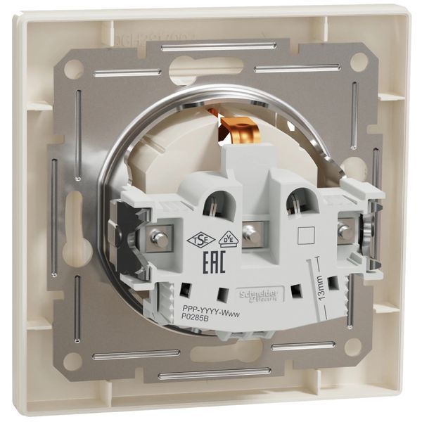 Schneider Electric Asfora EPH3100123 Розетка із кришкою, із заземленням