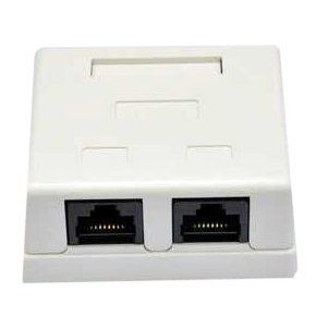EPNew 2хUTP, кат. 6, RJ45 Розетка наружная 0014514 &ndash; поставщик электрооборудования для автоматизации пространства Polygon Center