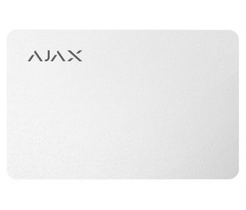 Ajax Pass white (3pcs) Безконтактна картка керування 0005163 - постачальник електрообладнання для автоматизації простору Polygon Center