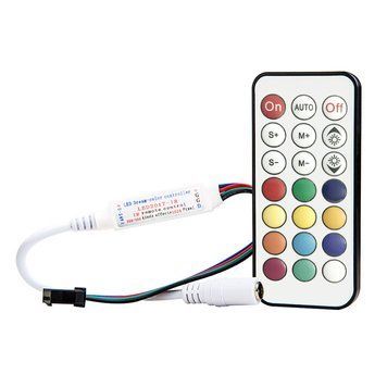 Контролер PROLUM SPI RGB (21 кнопка; IR; 6A;) 402018 - постачальник електрообладнання для автоматизації простору Polygon Center