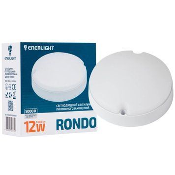 ENERLIGHT RONDO Светильник светодиодный 12Вт 5000К IP65 0015232 &ndash; поставщик электрооборудования для автоматизации пространства Polygon Center