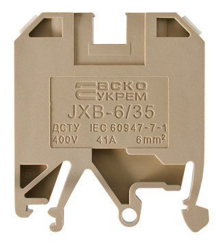 Клемник JXB 6/35 жовтий A0130010015 - постачальник електрообладнання для автоматизації простору Polygon Center