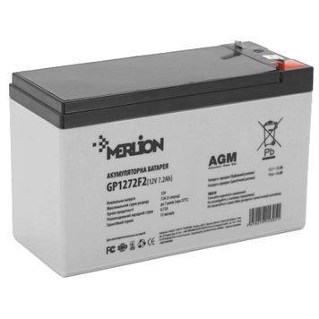 MERLION AGM GP1272F2 12V 7.2AH Аккумуляторна батарея