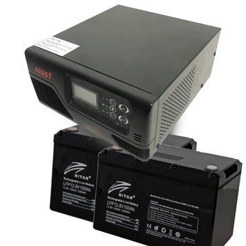 MUST EP20-R1000W + 2x LFP12.8V100AH G24 Комплект ДБЖ + АКБ 0028100 - постачальник електрообладнання для автоматизації простору Polygon Center