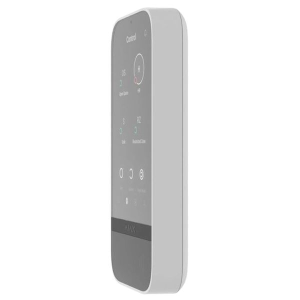 Ajax KeyPad TouchScreen (8EU) white Клавиатура 0015147 &ndash; поставщик электрооборудования для автоматизации пространства Polygon Center