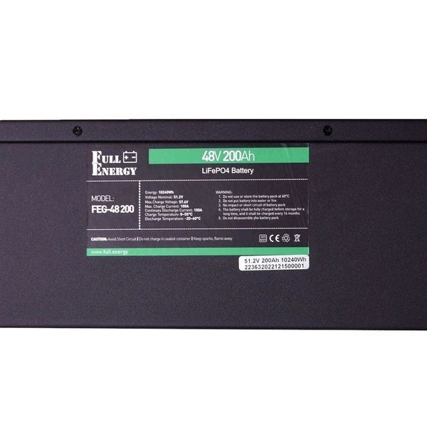 Full Energy FEG-48200 48В 200А&middot;ч Літієва акумуляторна батарея 0020171 - постачальник електрообладнання для автоматизації простору Polygon Center